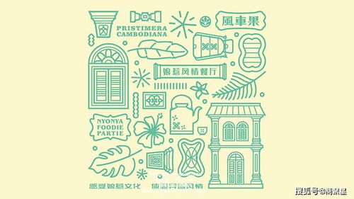 商聚星平面設計 娘惹風情，絢麗綻放——融合傳統與現代的廣告設計美學